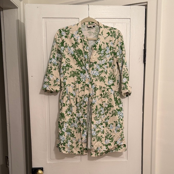 Tuckernuck Cream Floral Long Sleeve Dress - Picture 2 of 4